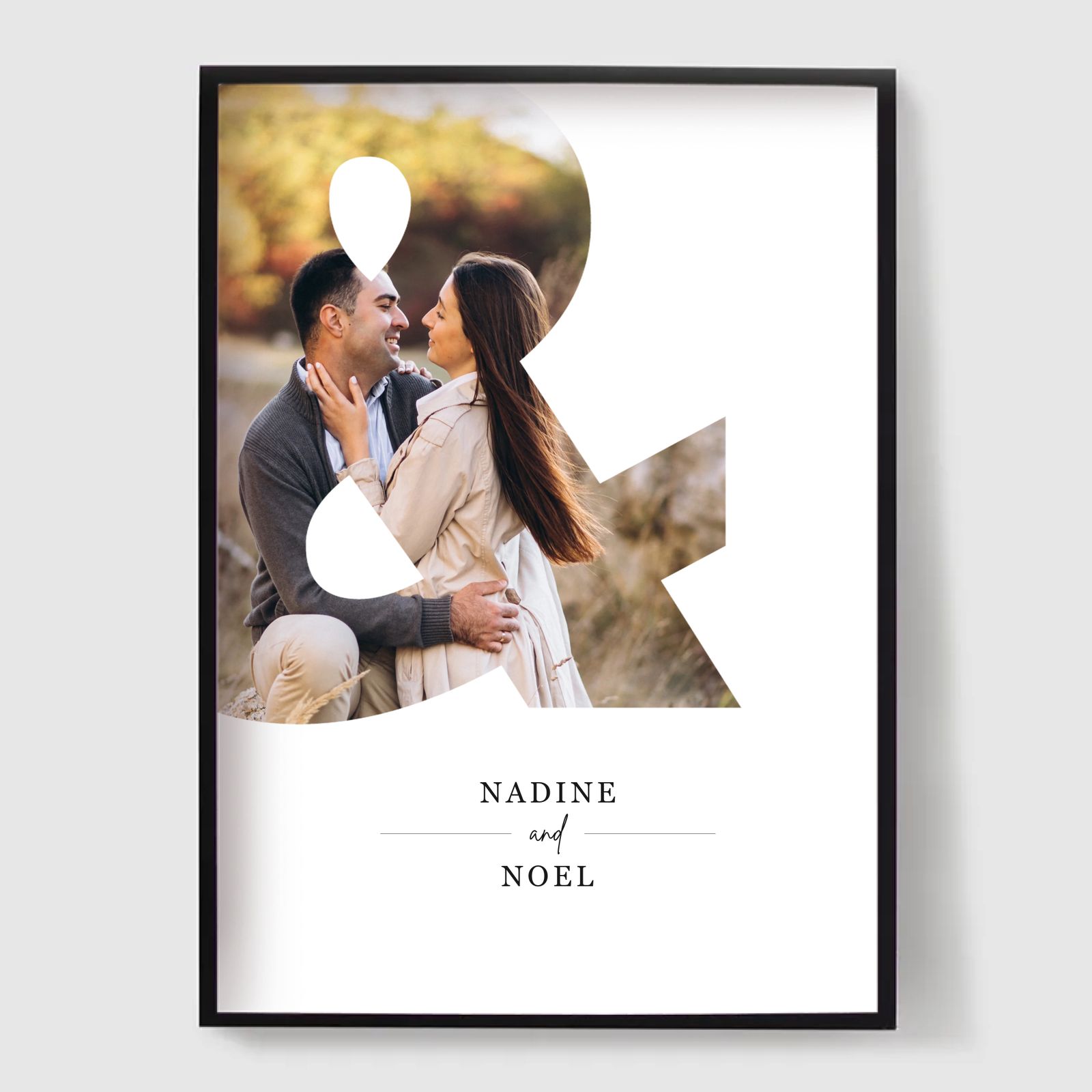 Personlig Poster - OCH Tecken Fotouppladdning