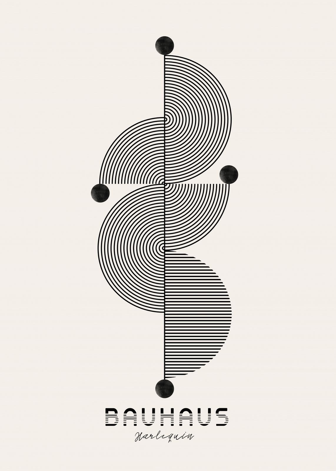 Poster - Bauhaus Harlequin