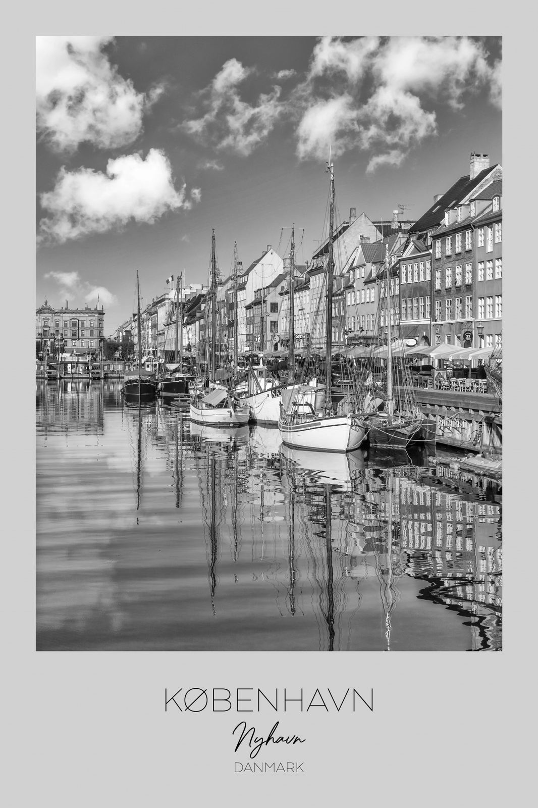 Affisch - Köpenhamn Nyhavn