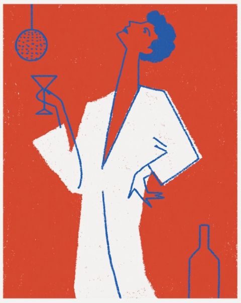 Poster - Elegant Martini Figur