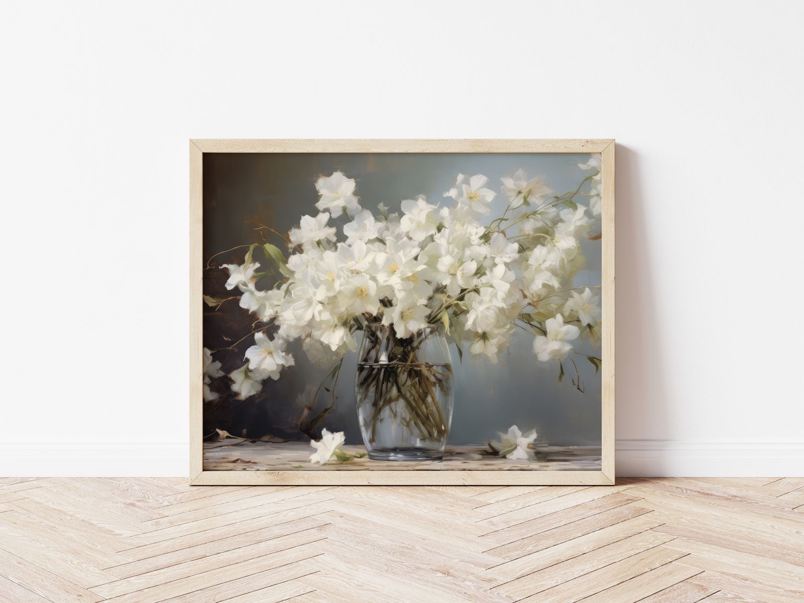 Poster - Blomstervas Konstverk