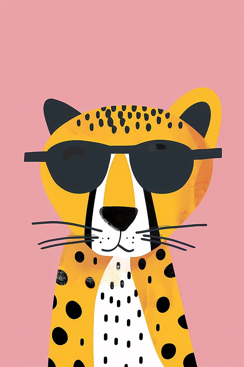 Poster - Cool Leopard