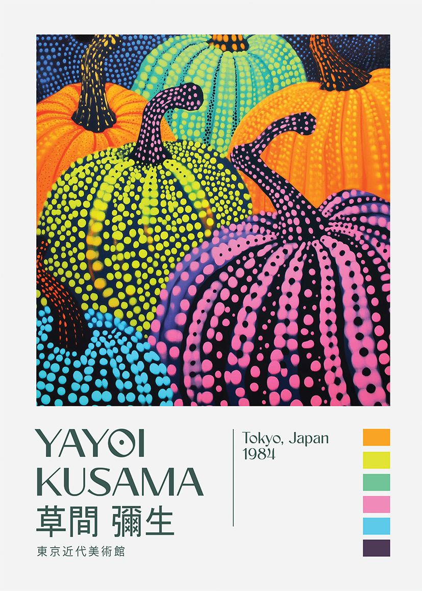 Poster - Yayoi Kusama Konst