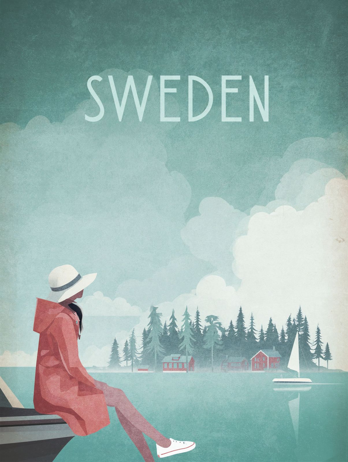 Affisch - Sverige Landskap