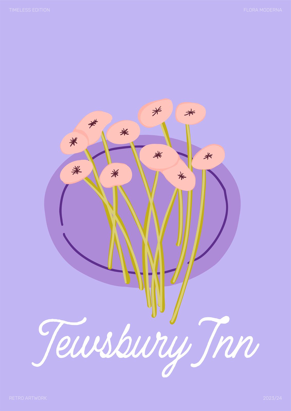 Poster - Tewsbury Inn Blommor