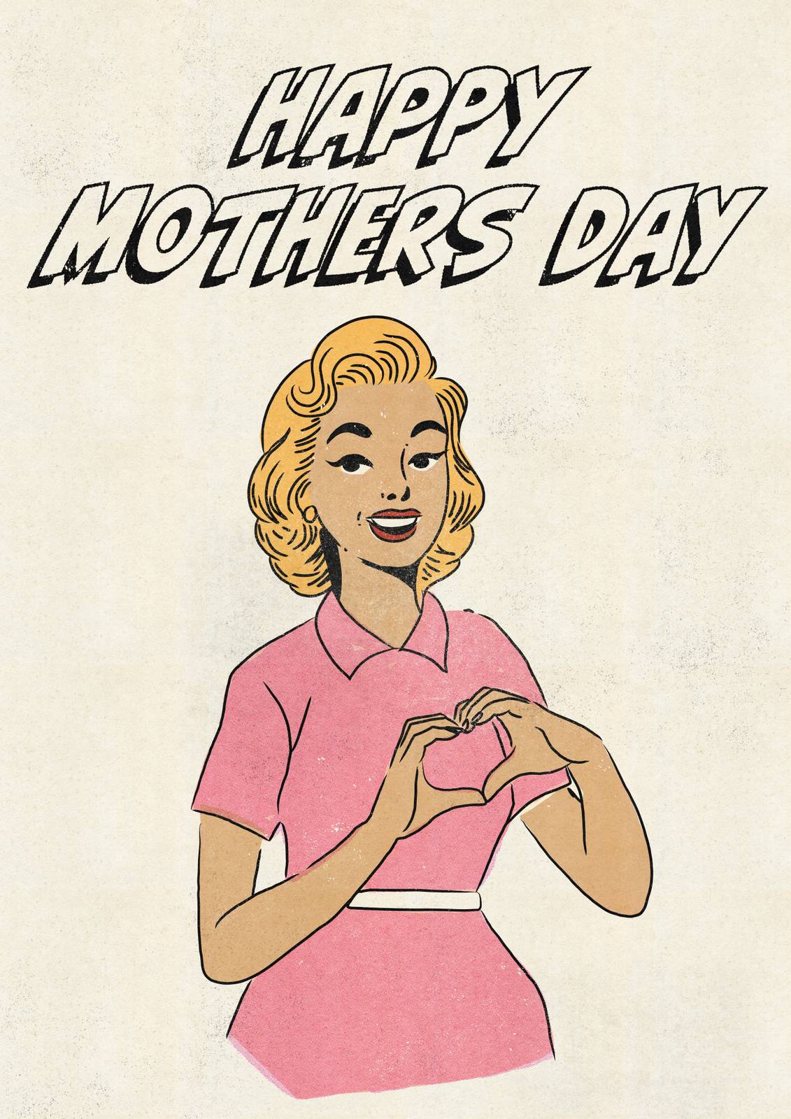 Poster - Vintage Mors dag