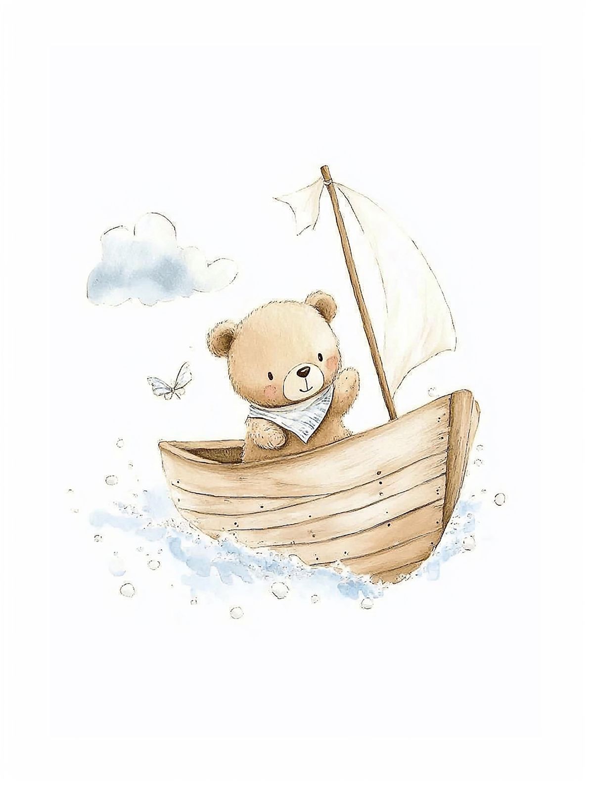 Poster - Teddy Bear Seglar