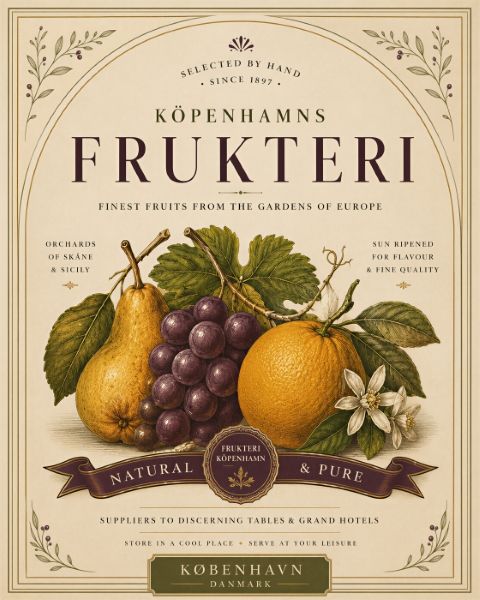 Poster - Köpenhamns Fruktvisning