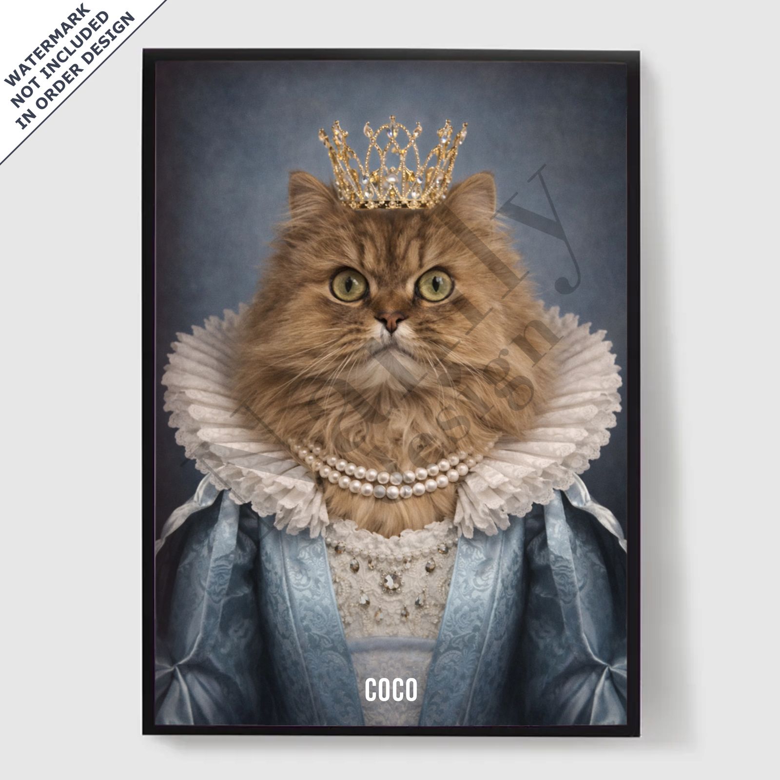 Personlig Poster - Den Gyllene Husdjursdrottningen - AI Poster
