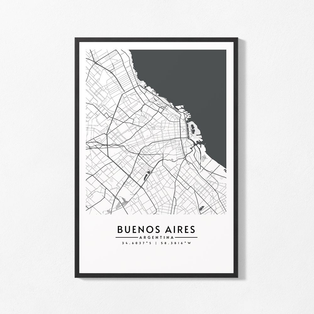 Poster - Buenos Aires Karta