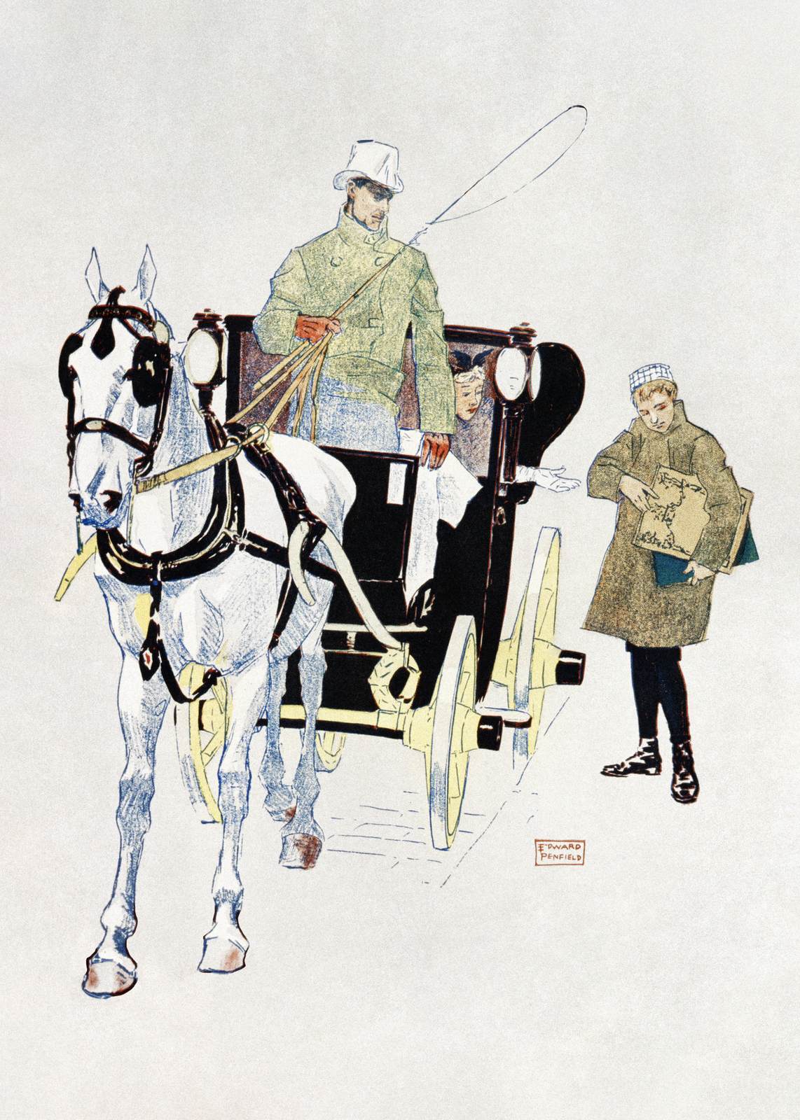 Affisch - Vintage Vagn av Edward Penfield