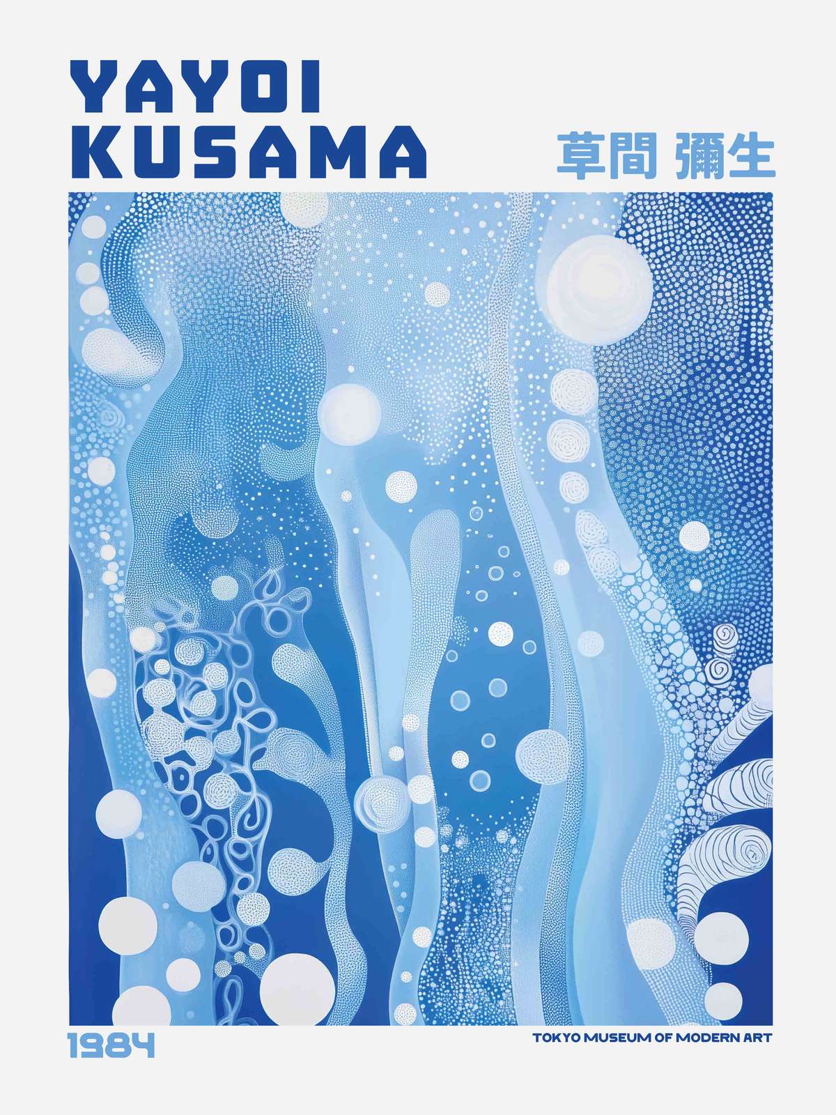 Poster - Inspirerad av Yayoi Kusama