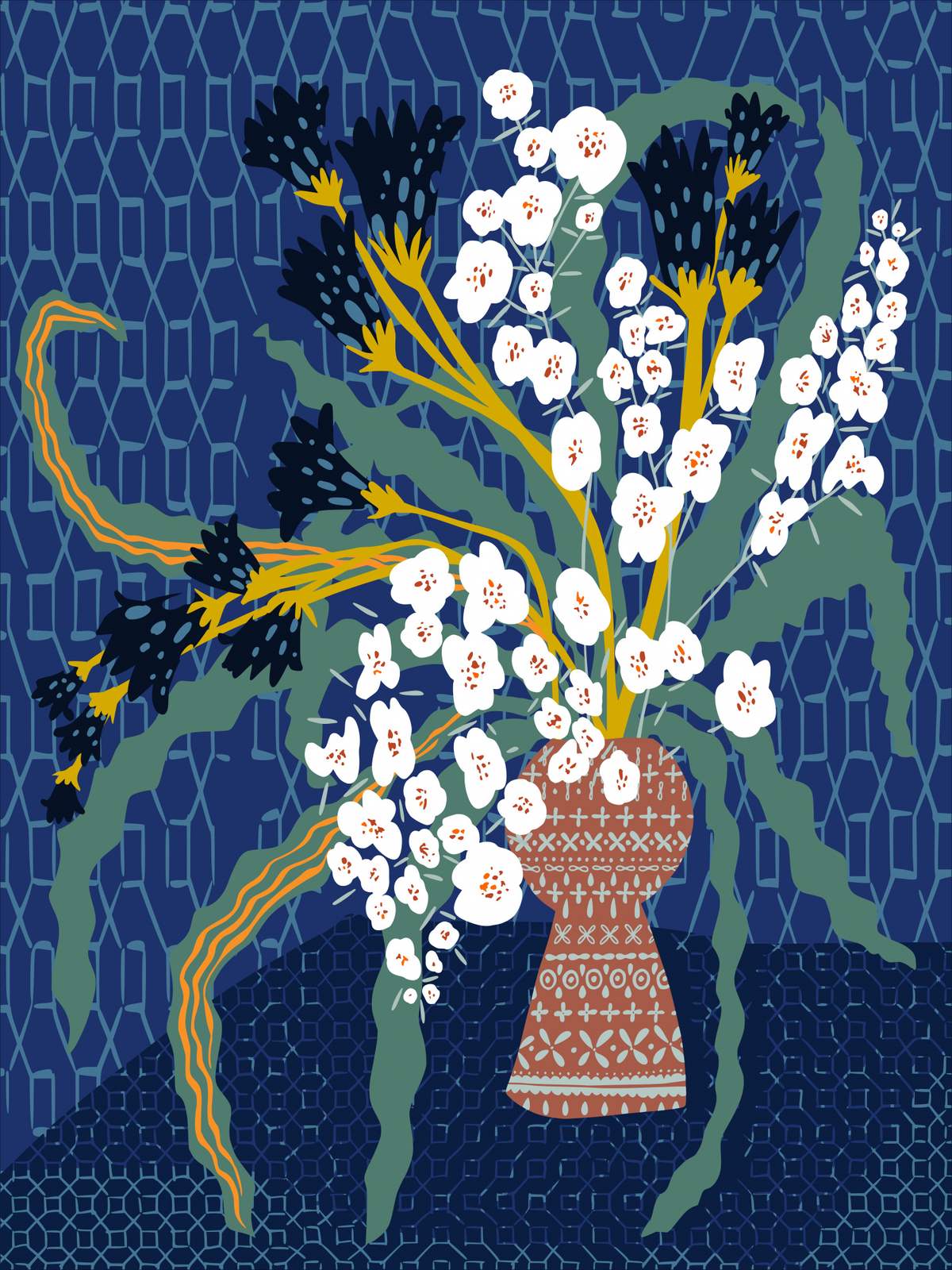 Poster - Blomvas