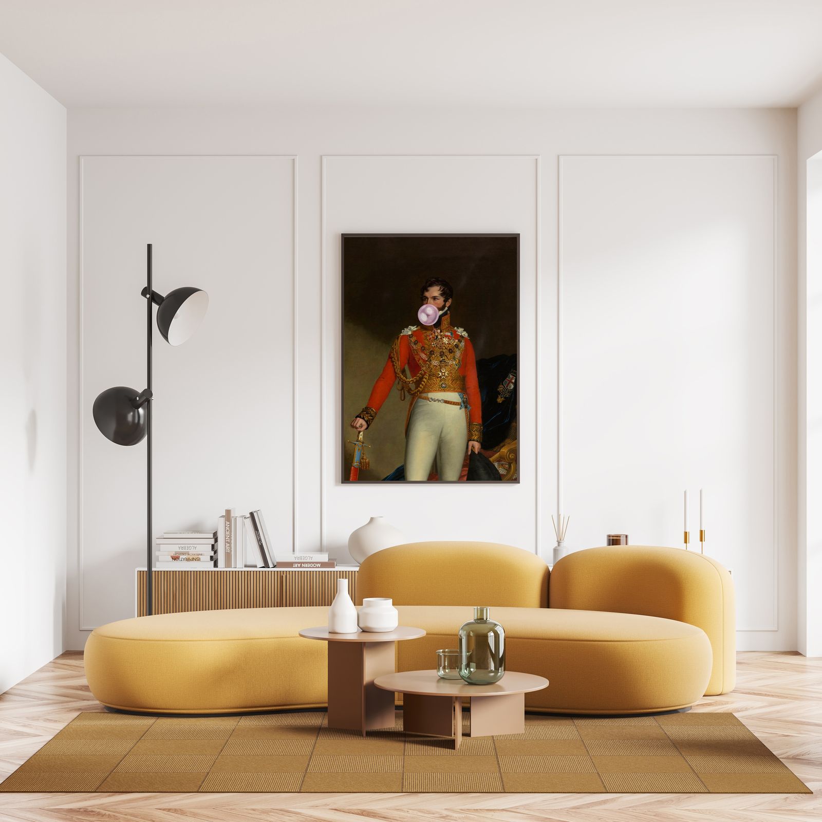 Poster - Porträtt med Tuggummi