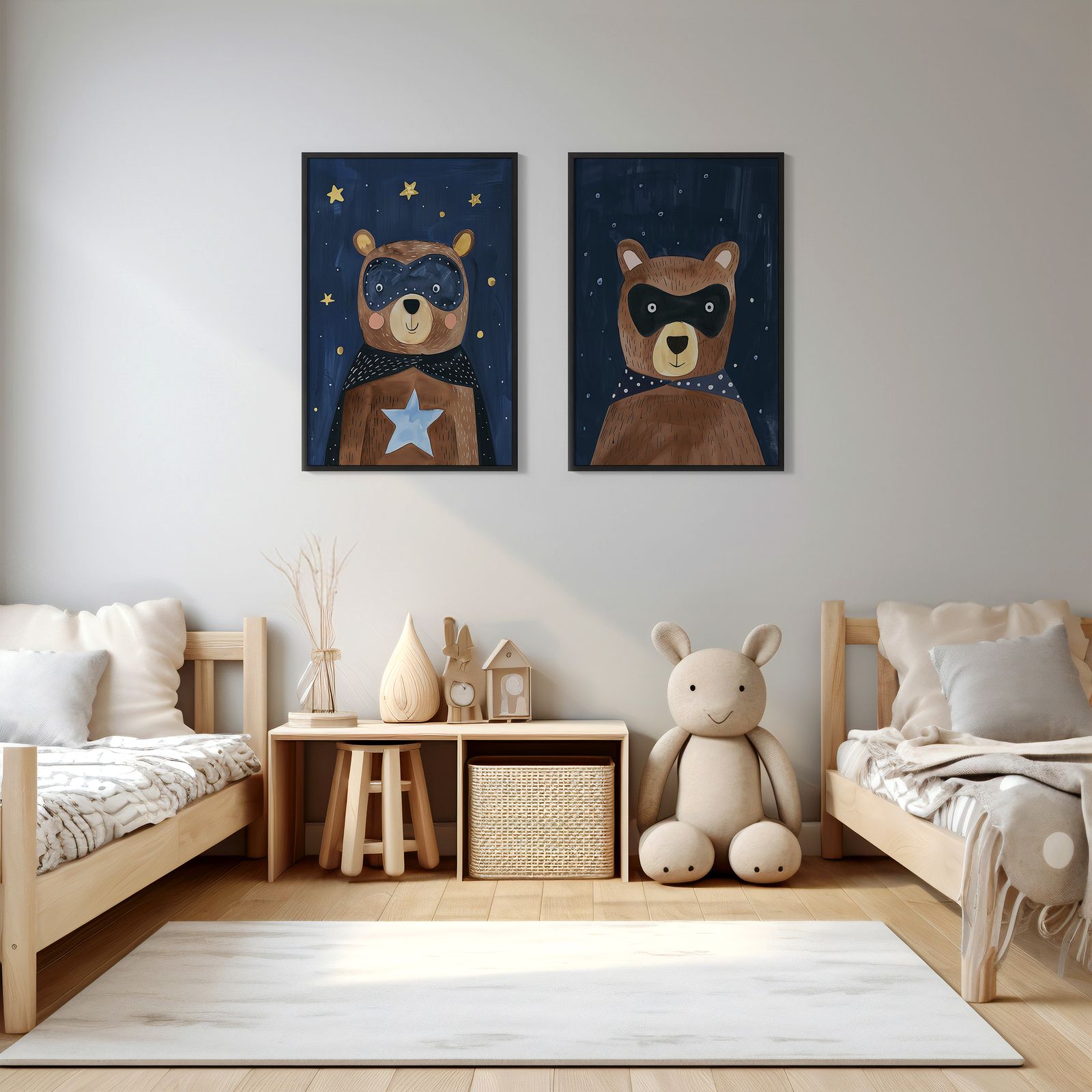 Poster - Björnäventyr / Set av 2