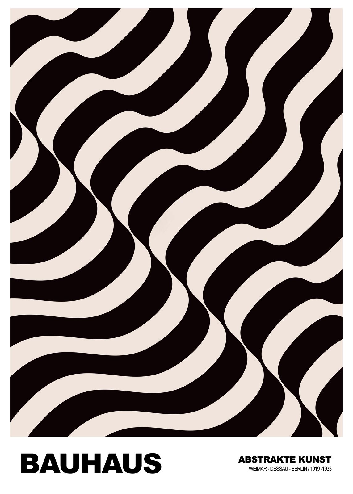 Poster - Bauhaus Abstrakt Konst