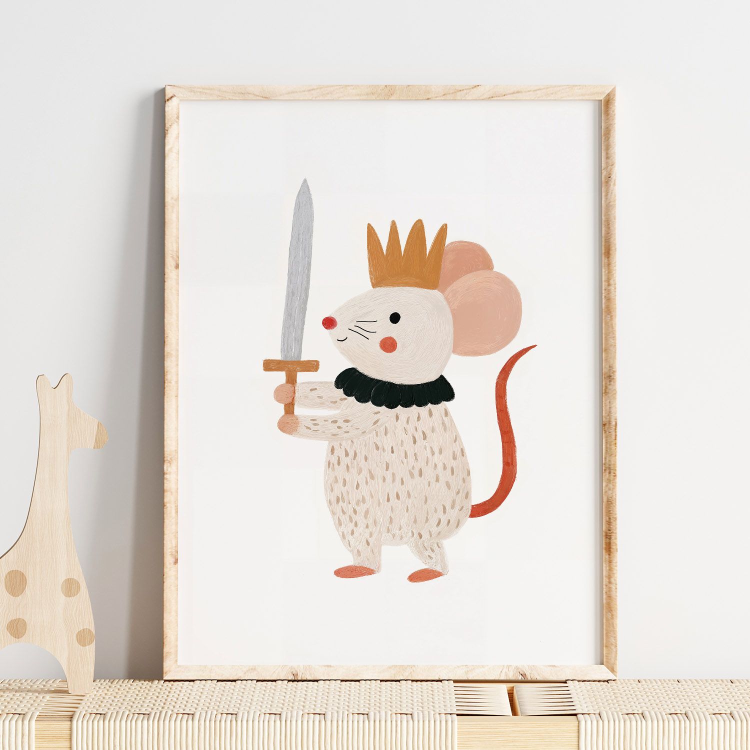 Poster - Mus med Krona