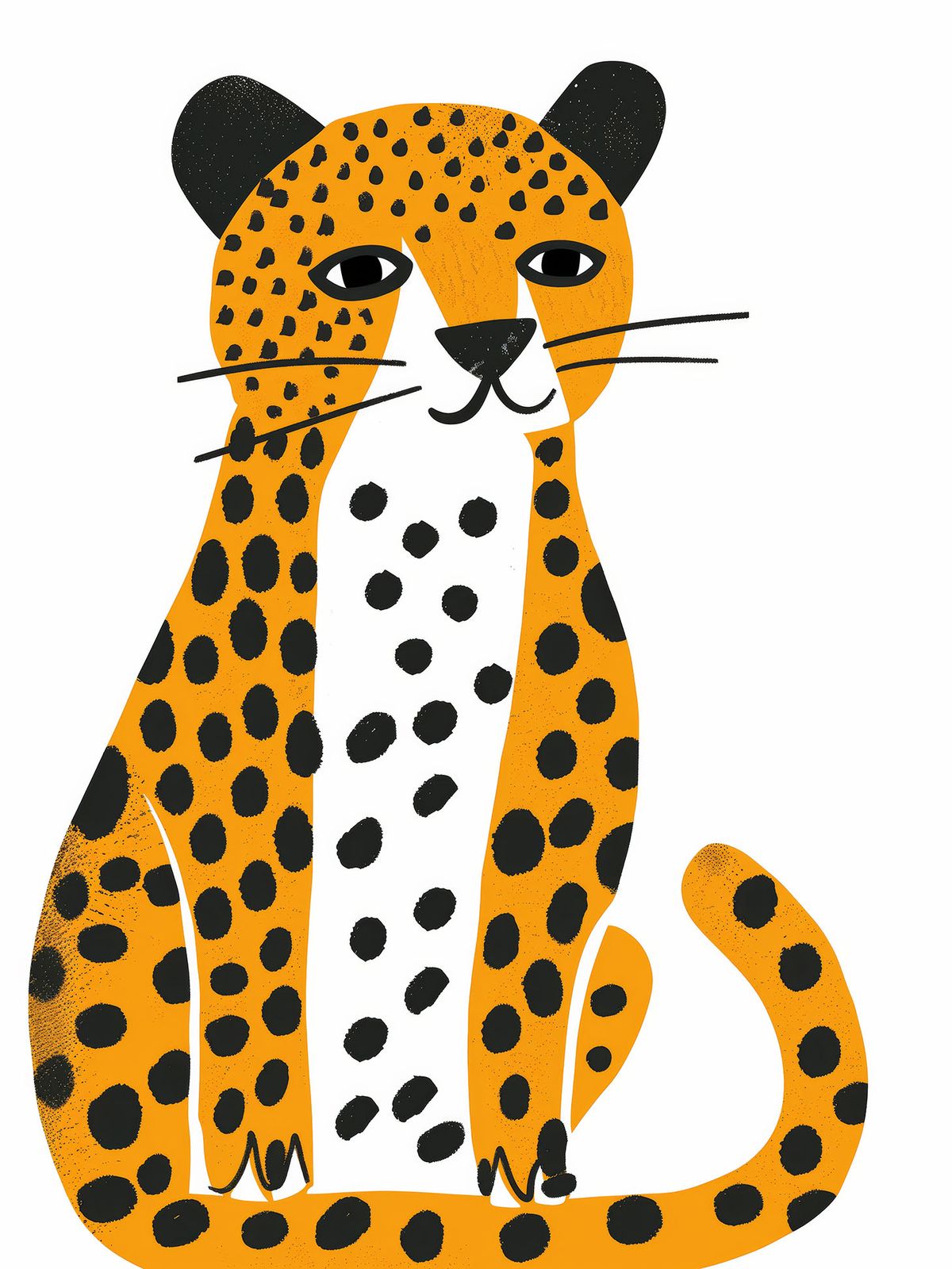 Poster - Leopard Illustration