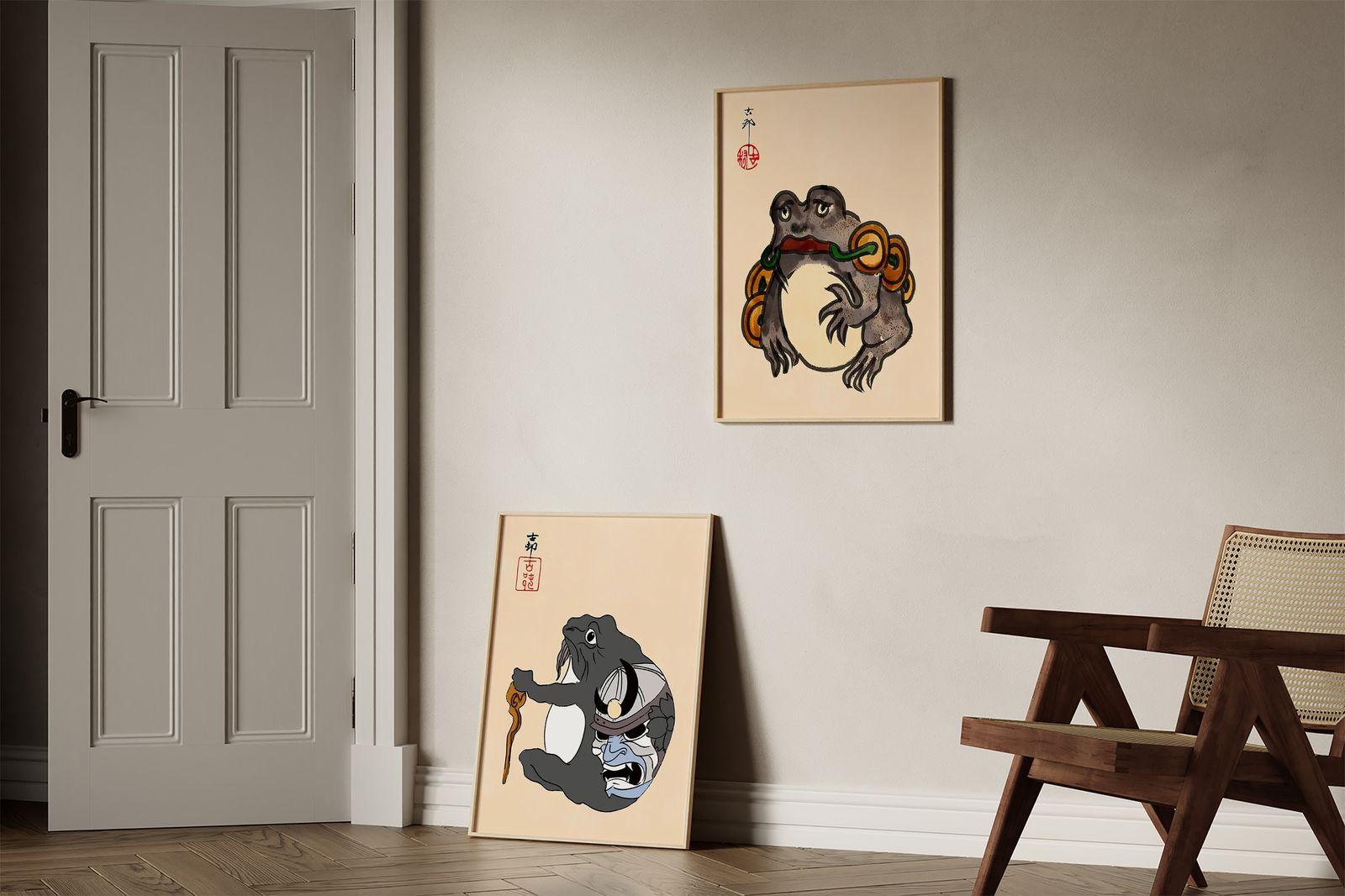 Poster - Grodkonst Set om 2