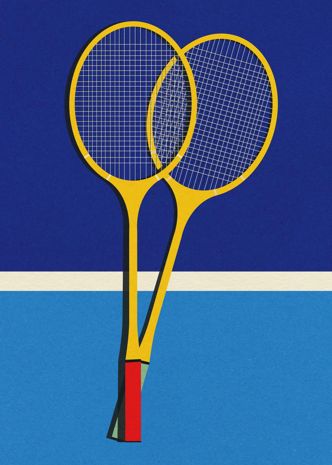 Poster - Tennisracketar