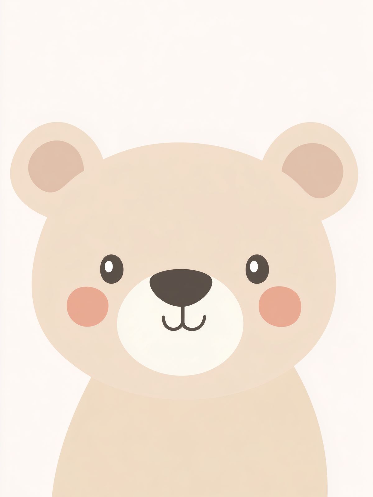 Poster - Adorable Bear Trio / Set om 3