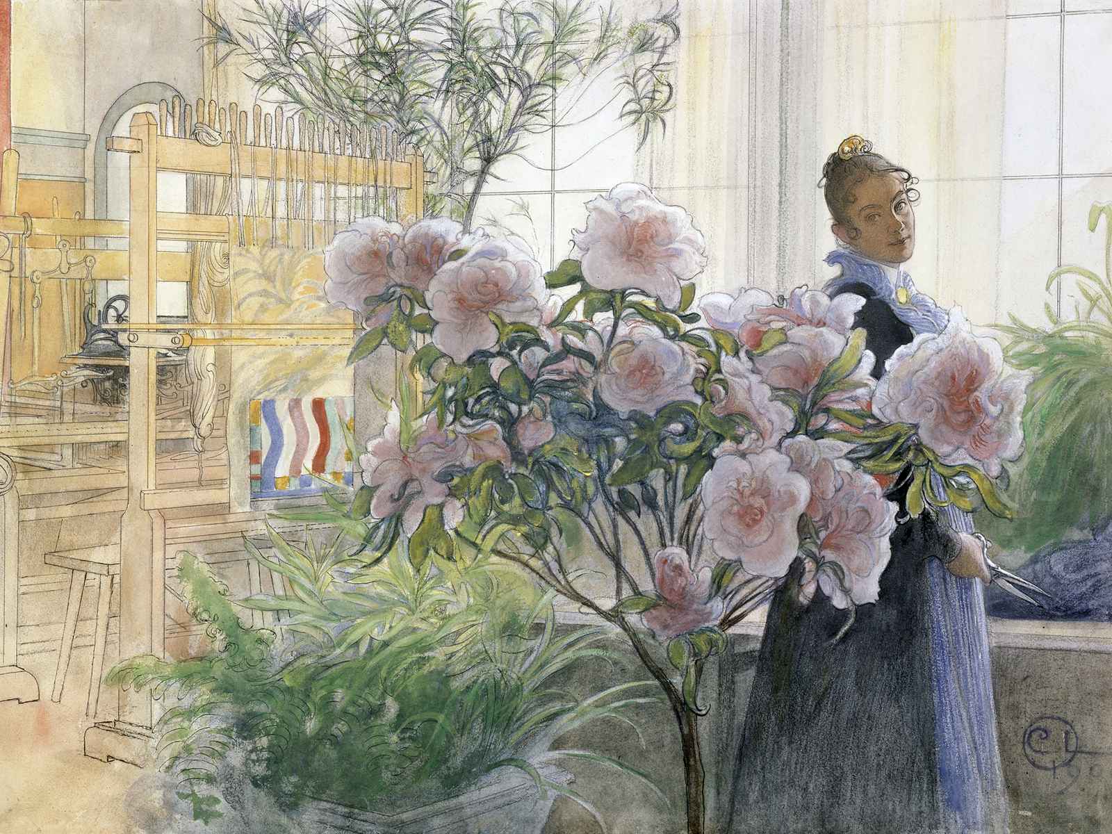 Poster - Carl Larssons Målning