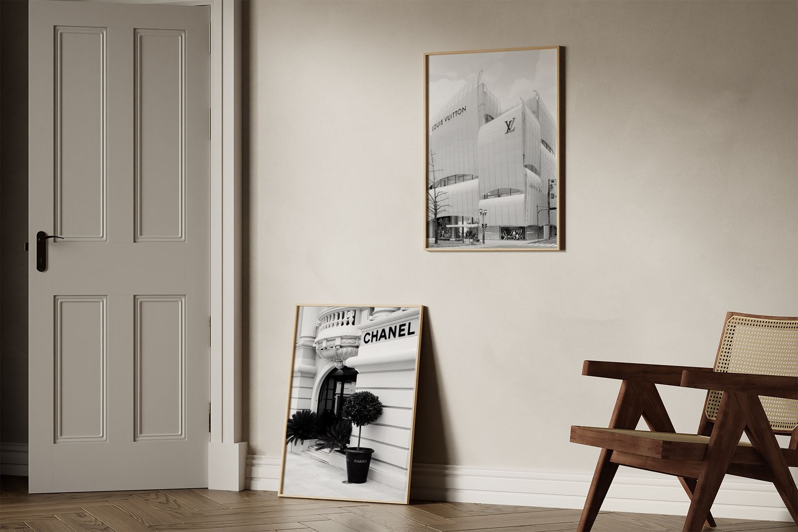 Poster - Louis Vuitton och Chanel / Set av 2