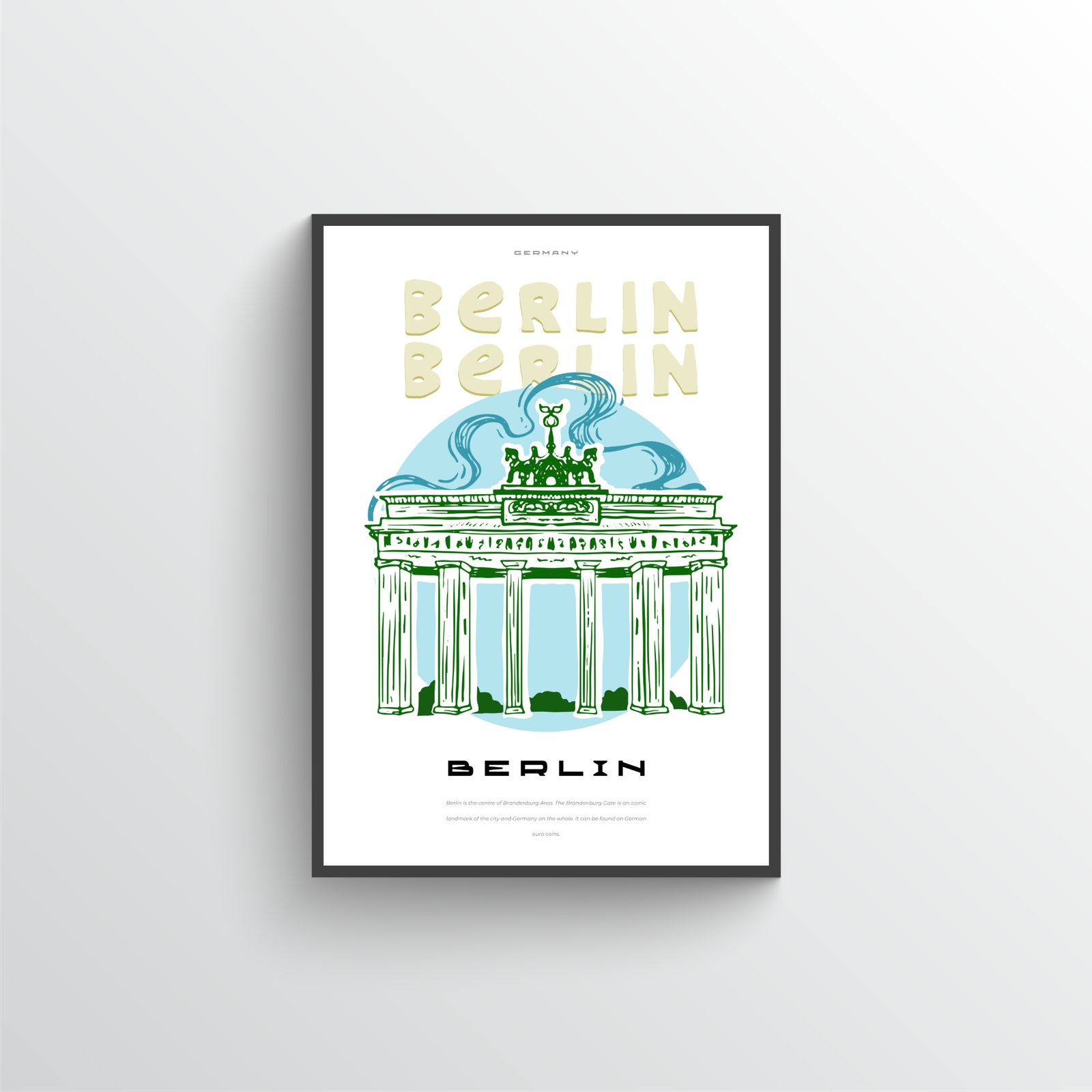 Berlin Brandenburger Tor Poster