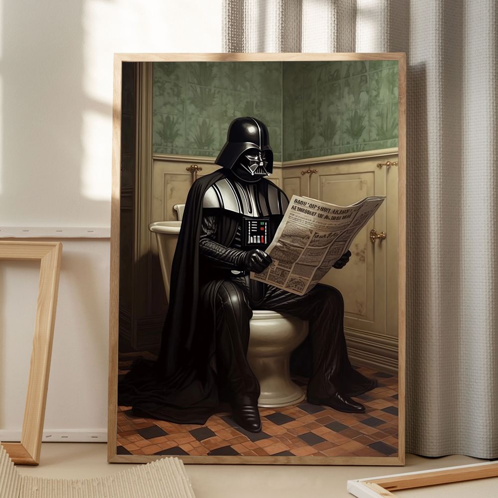 Darth Vader Badrum Posters