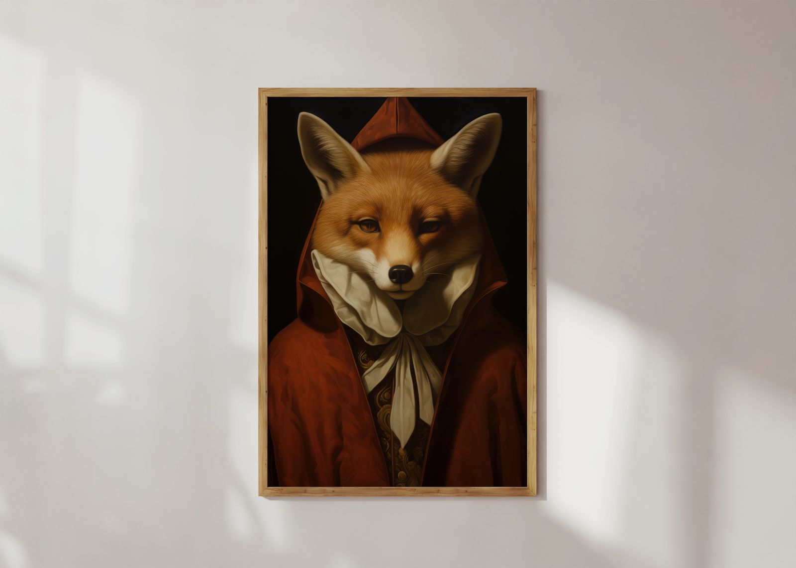 Poster - Räv i röd kappa
