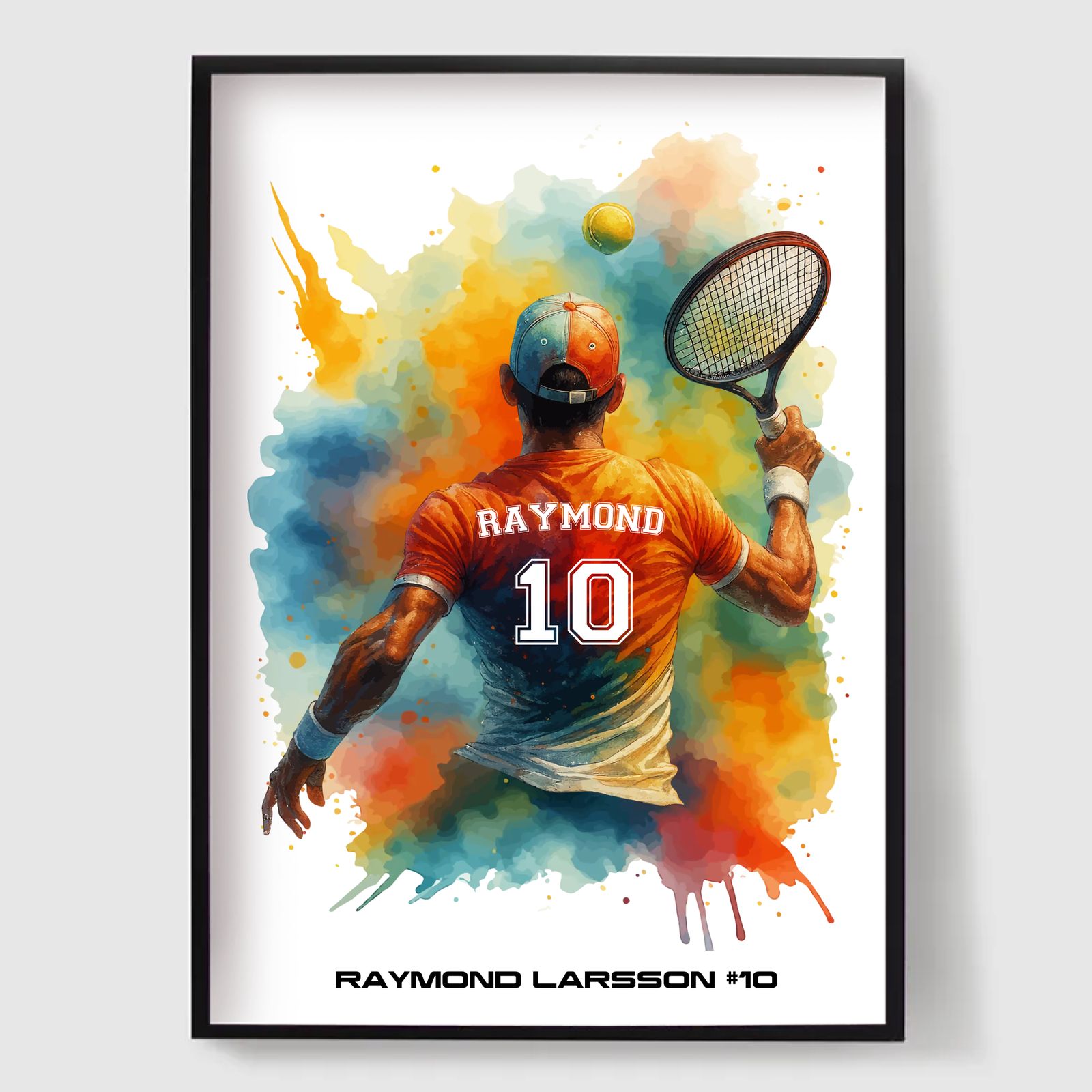 Personlig affisch - Tennis mästare konstverk