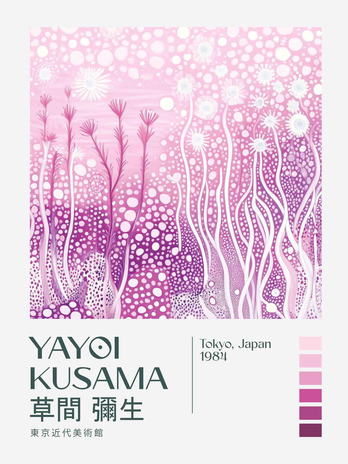 Poster - Yayoi Kusama Konstverk