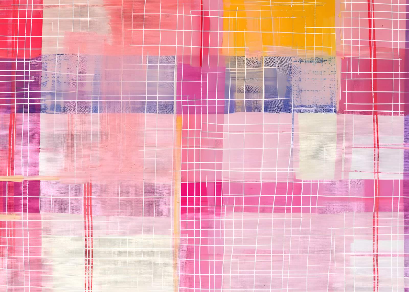 Poster - Abstrakt Färg Grid