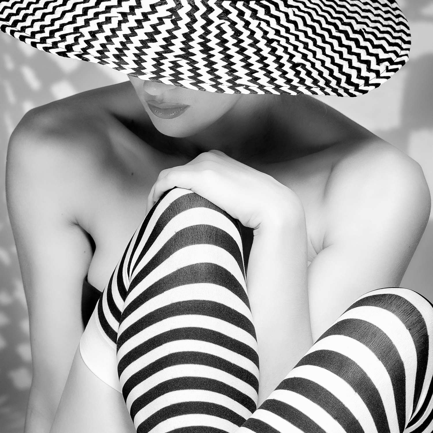 Poster - Randig Hatt Elegans