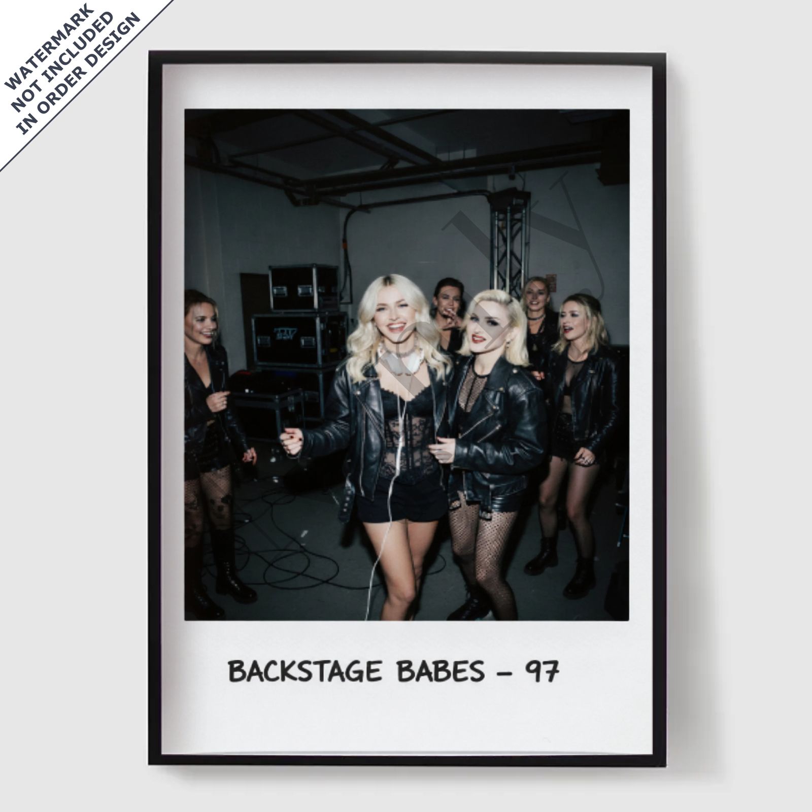 Personlig Poster - Backstage Polaroid Selfie - AI Poster