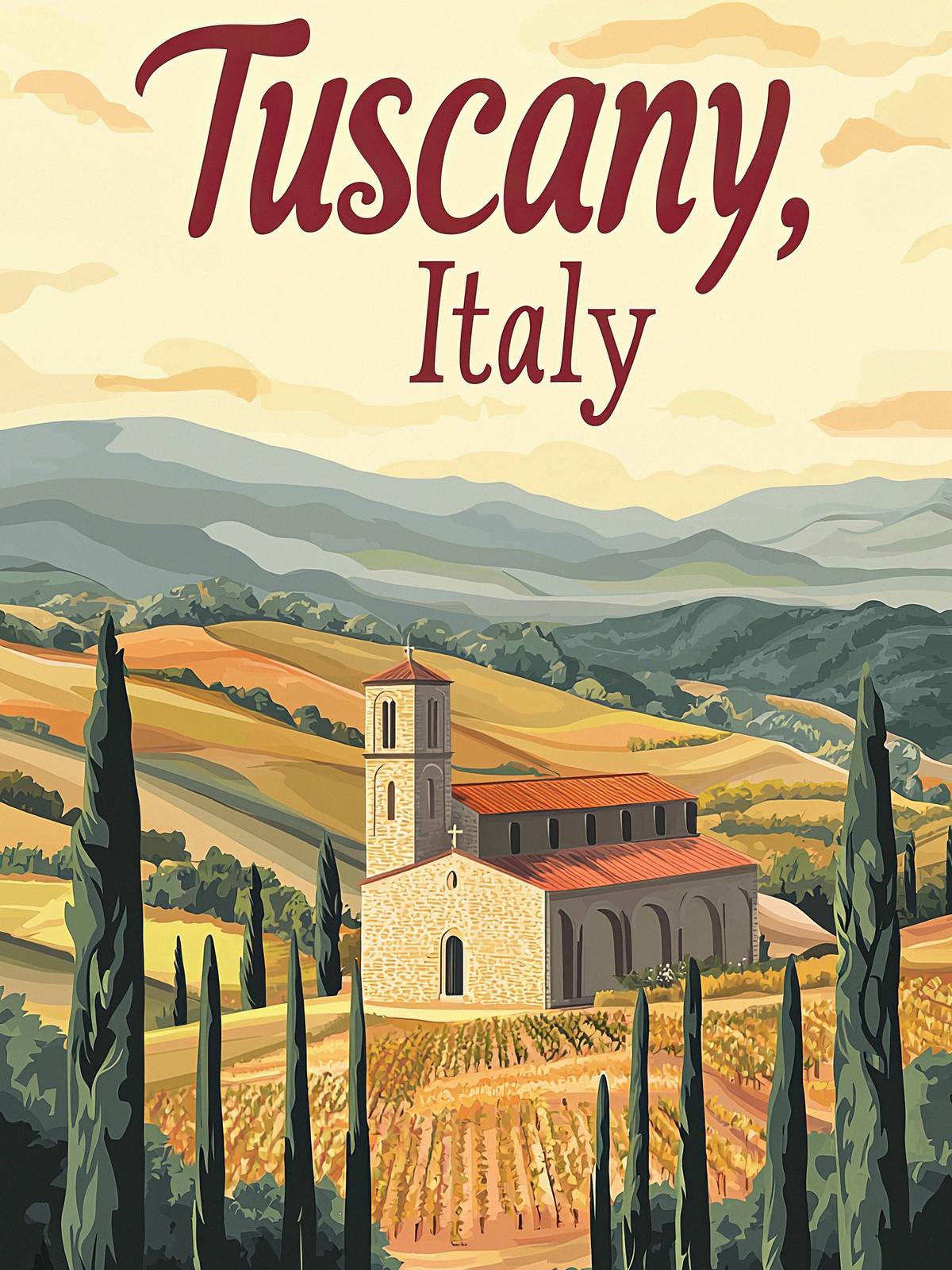 Poster - Toscana Italien