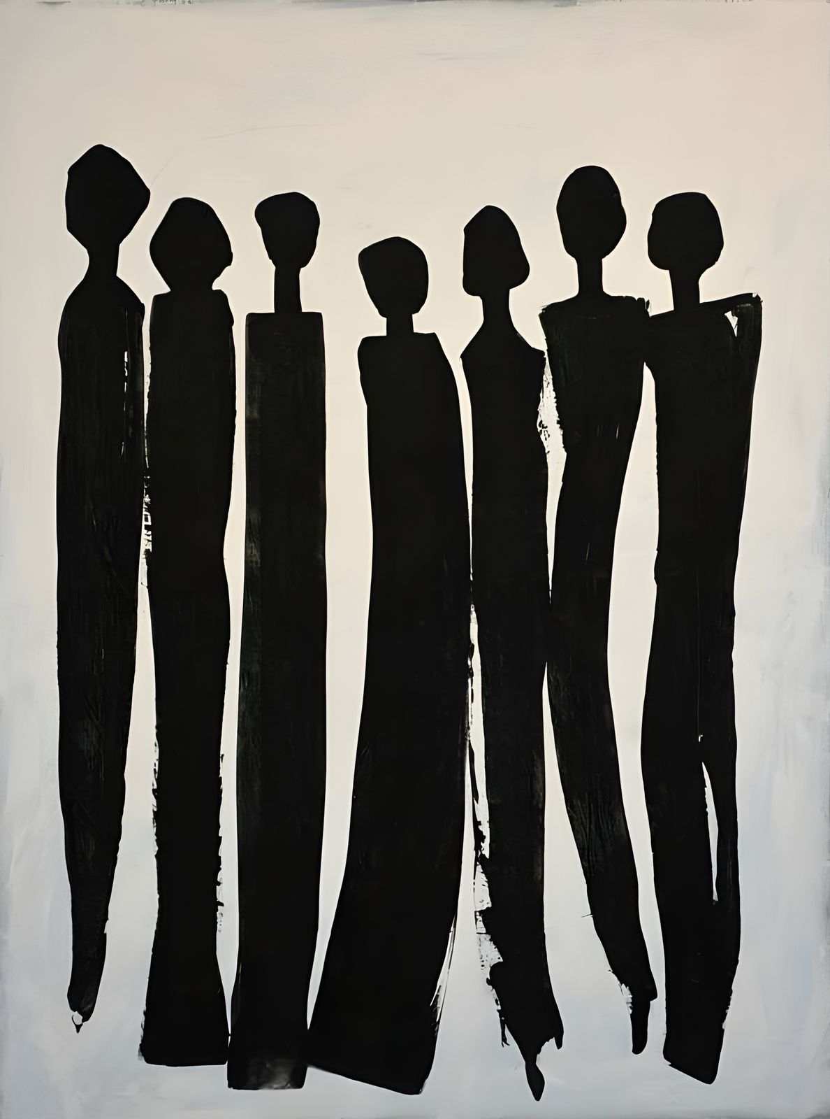 Poster - Silhuettfigurer