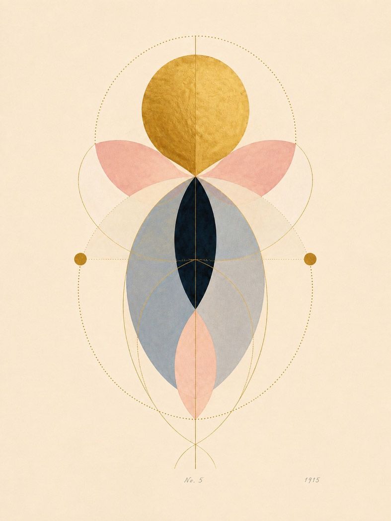 Poster - Geometrisk Harmoni