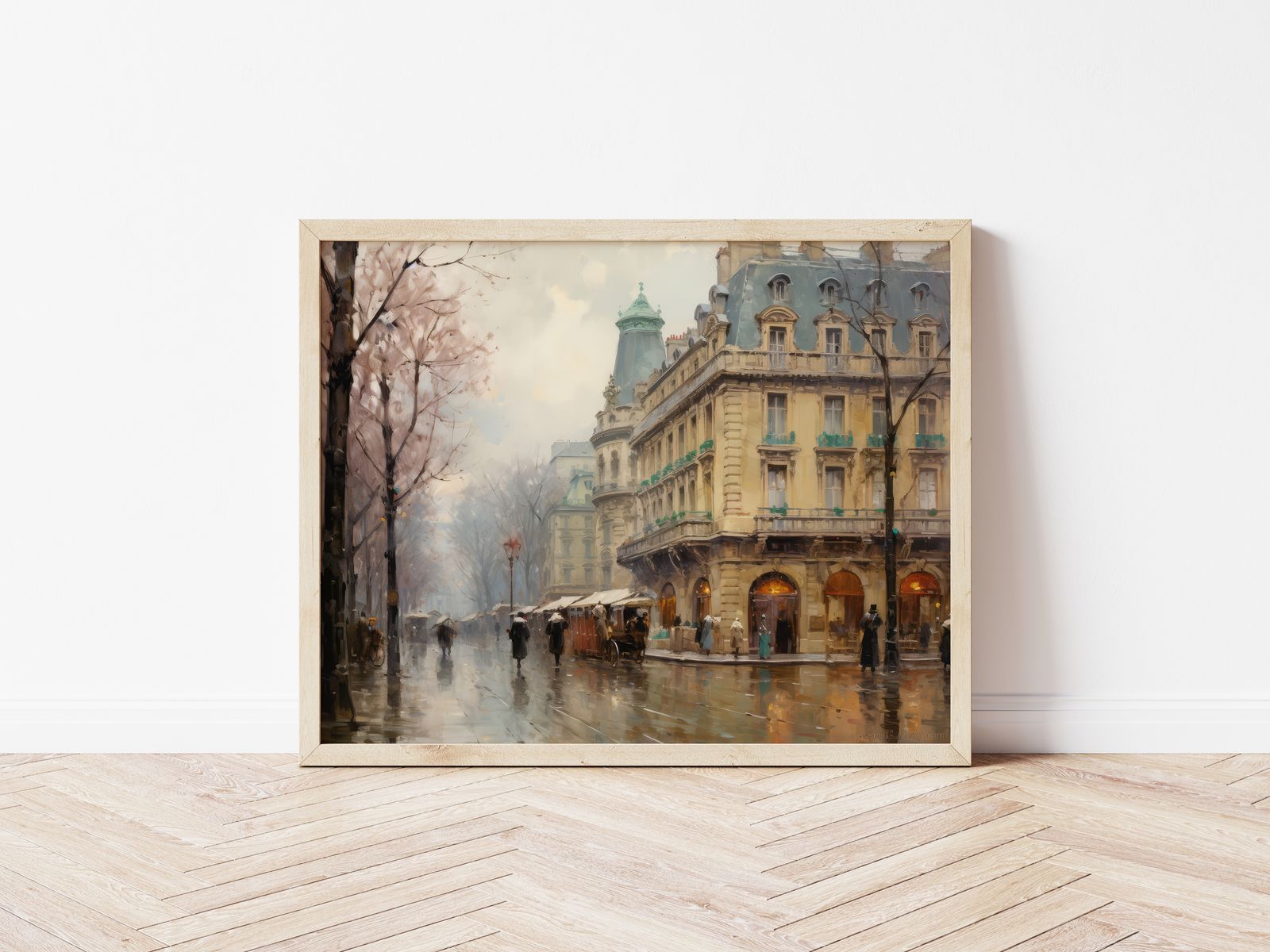 Poster - Parisisk Gatubild