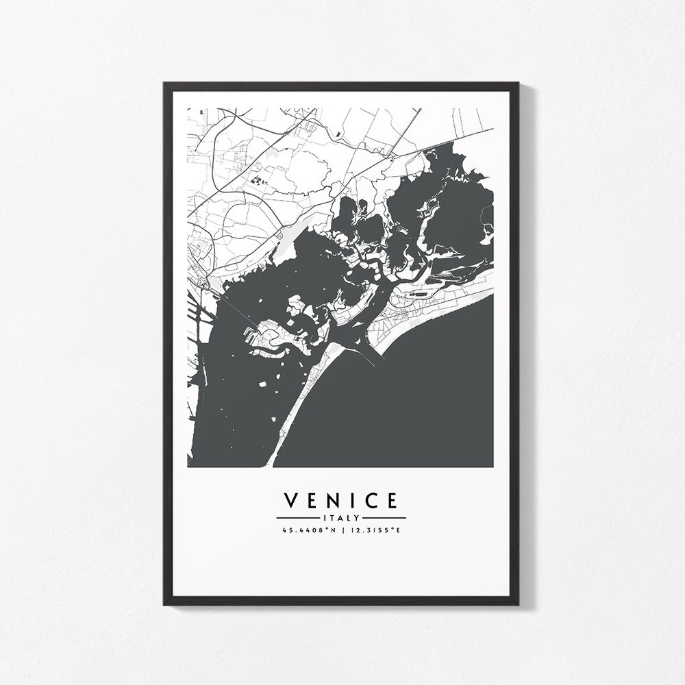 Poster - Venedigkarta