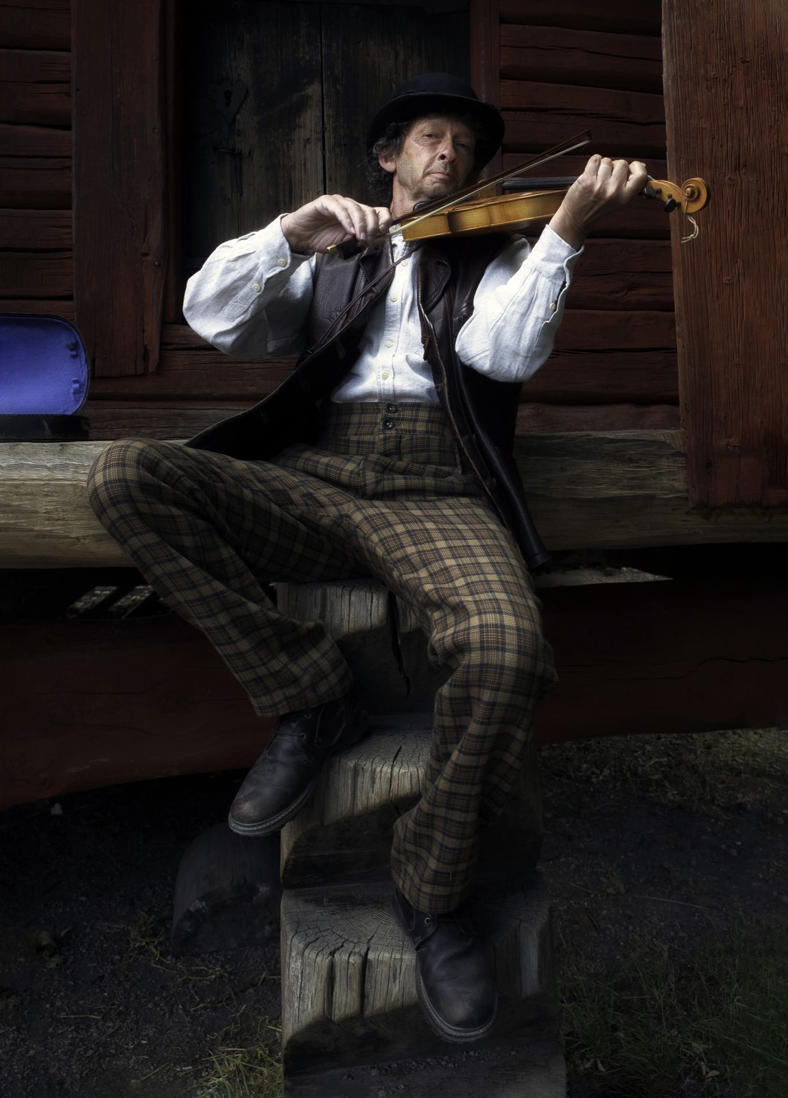Poster - Violinist Porträtt