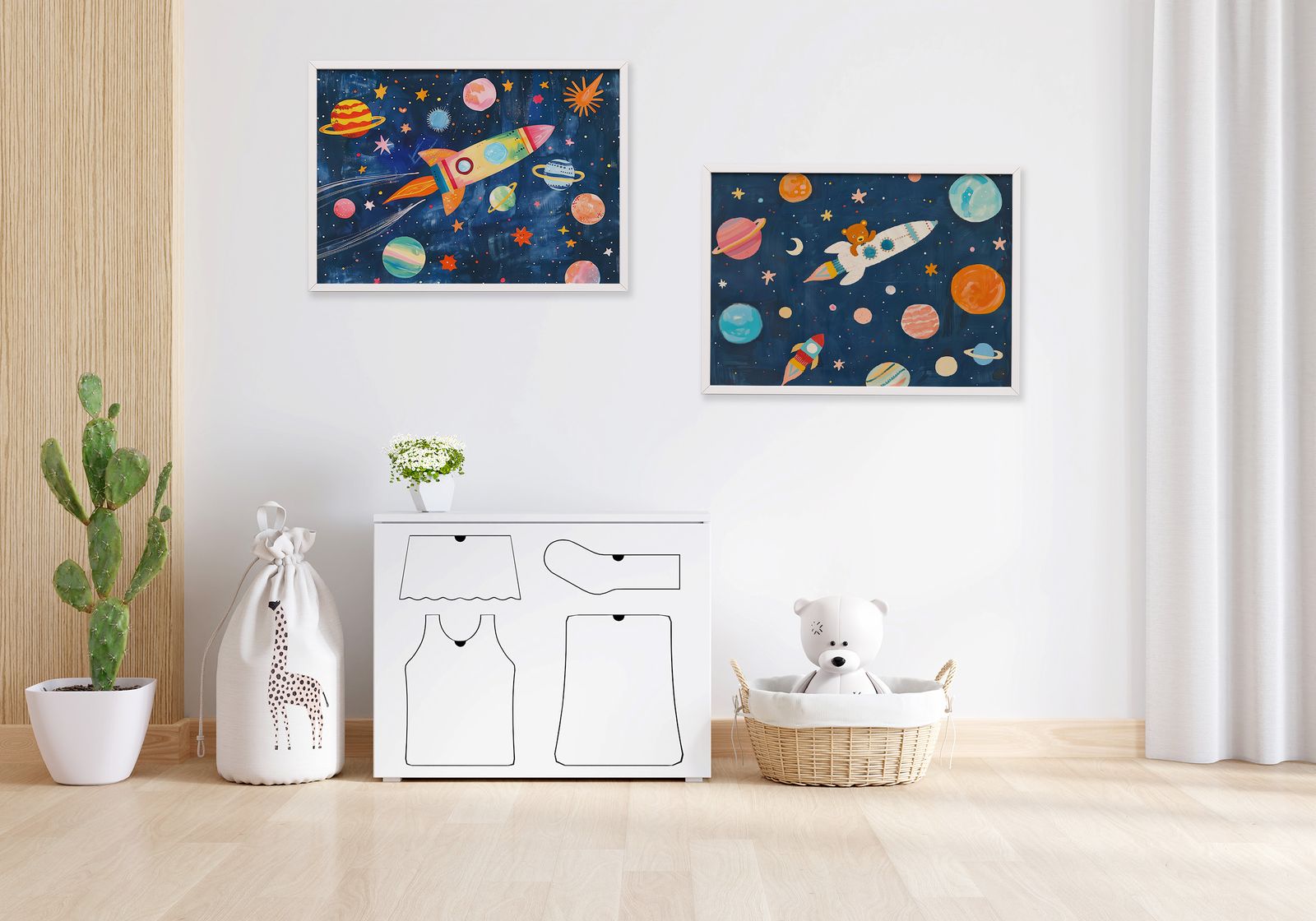Poster - Rymdäventyr / Set of 2