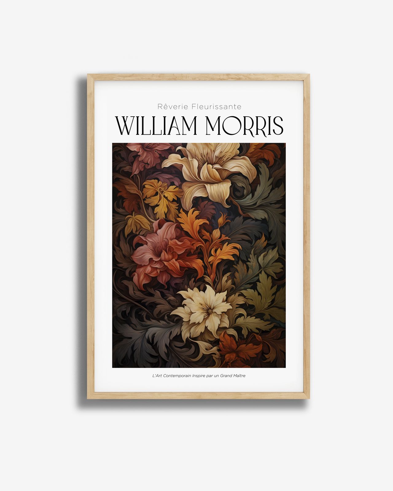 William Morris Blomsteraffisch