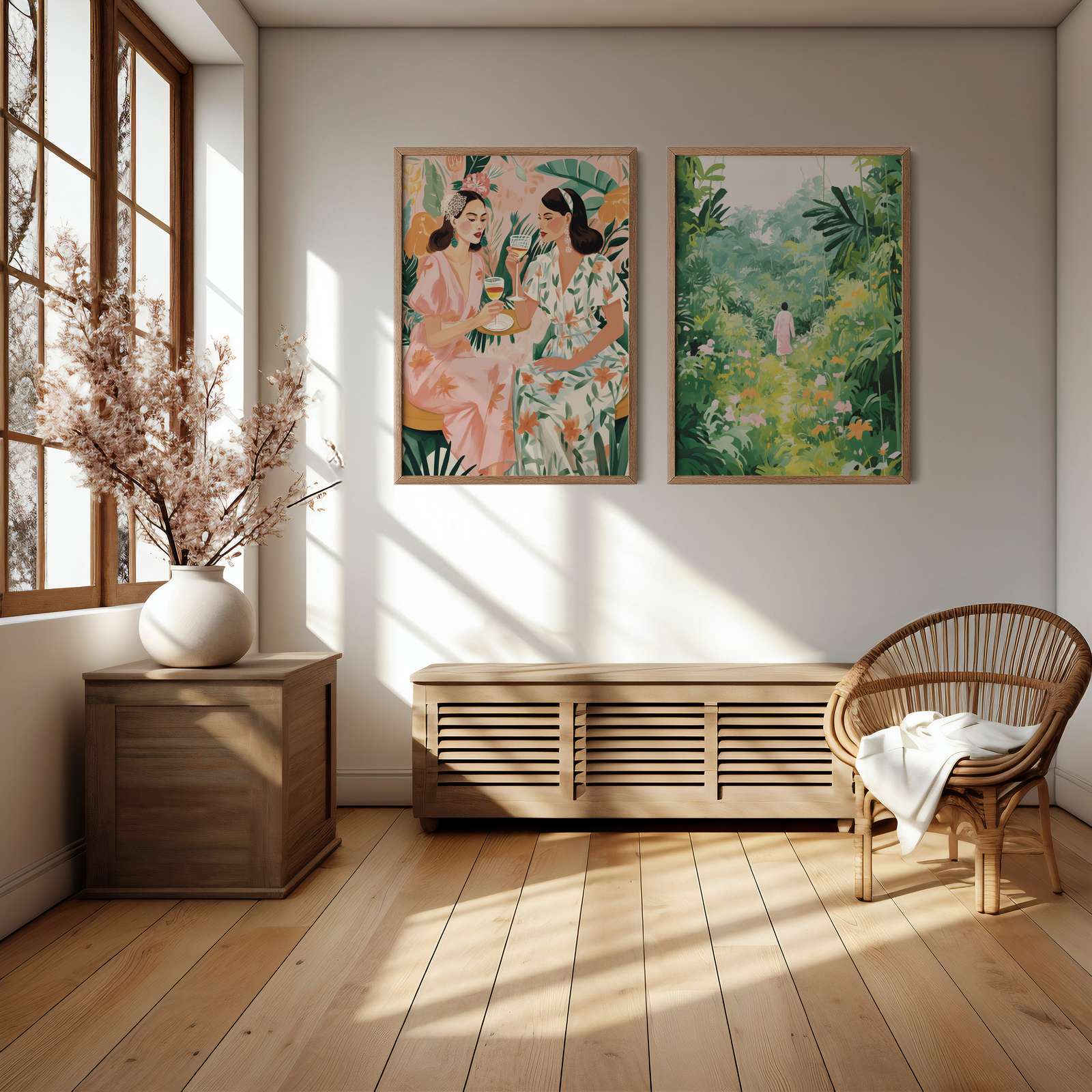 Poster - Resa in i den Gröna / Set om 2