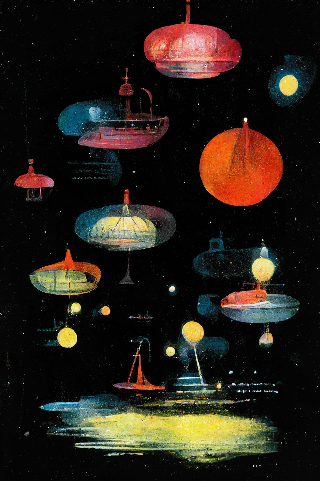 Poster - Kosmiskt Konstverk