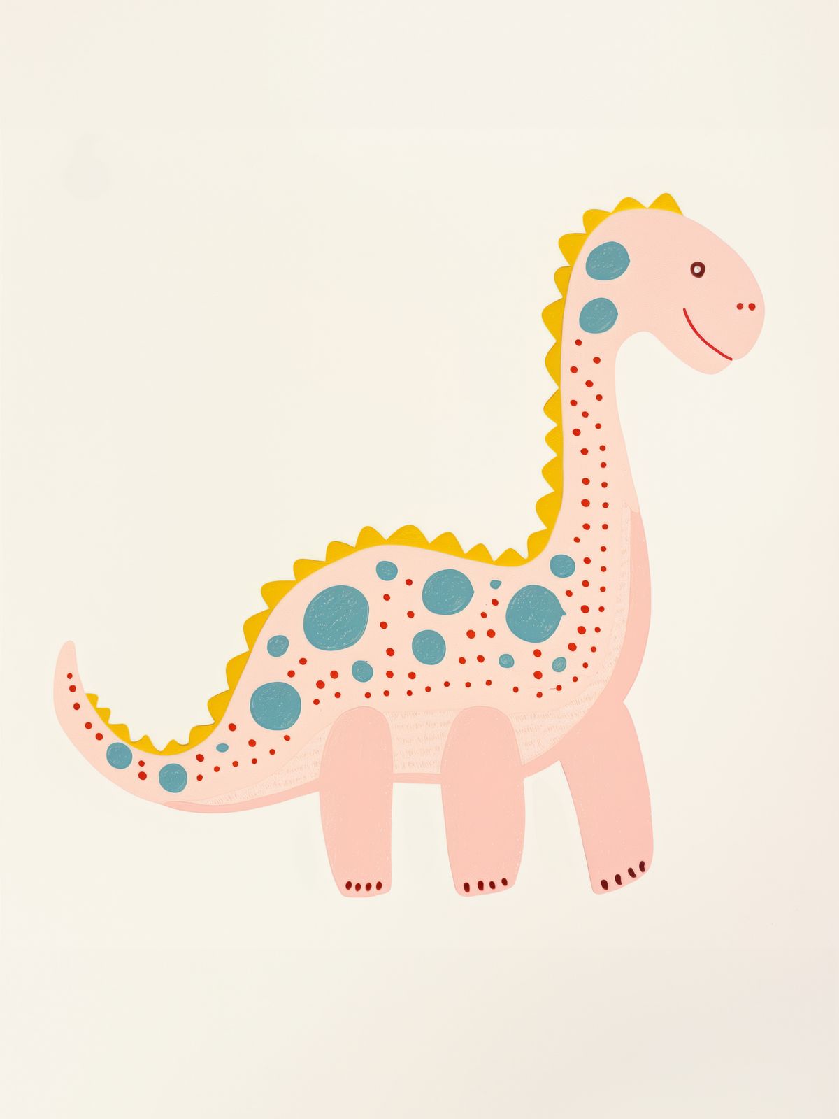 Poster - Söt Dinosaurie