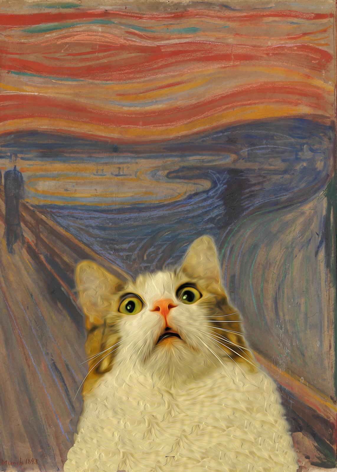 Poster - Skriket Katt