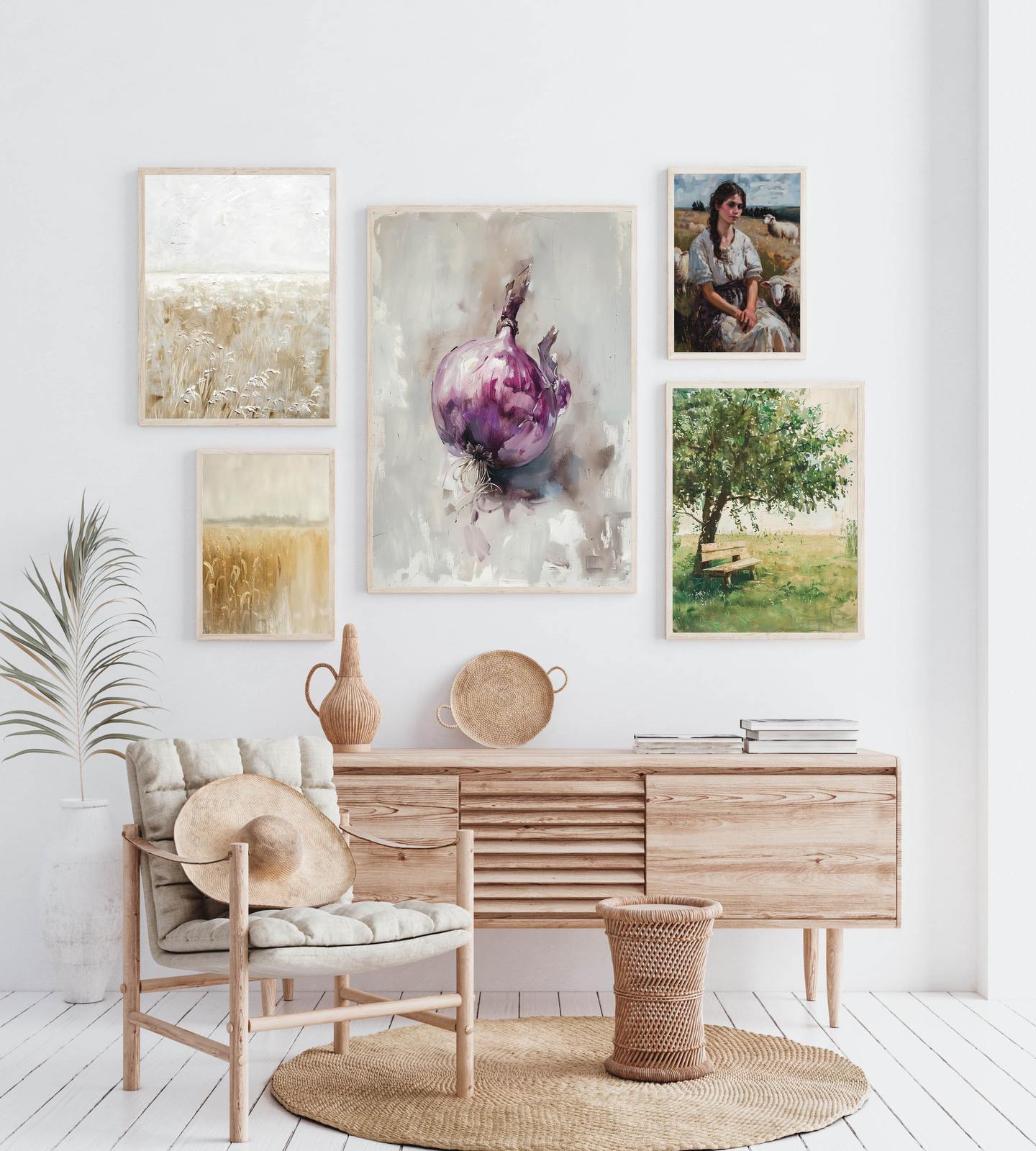 Poster - Konstsamling / Set av 5