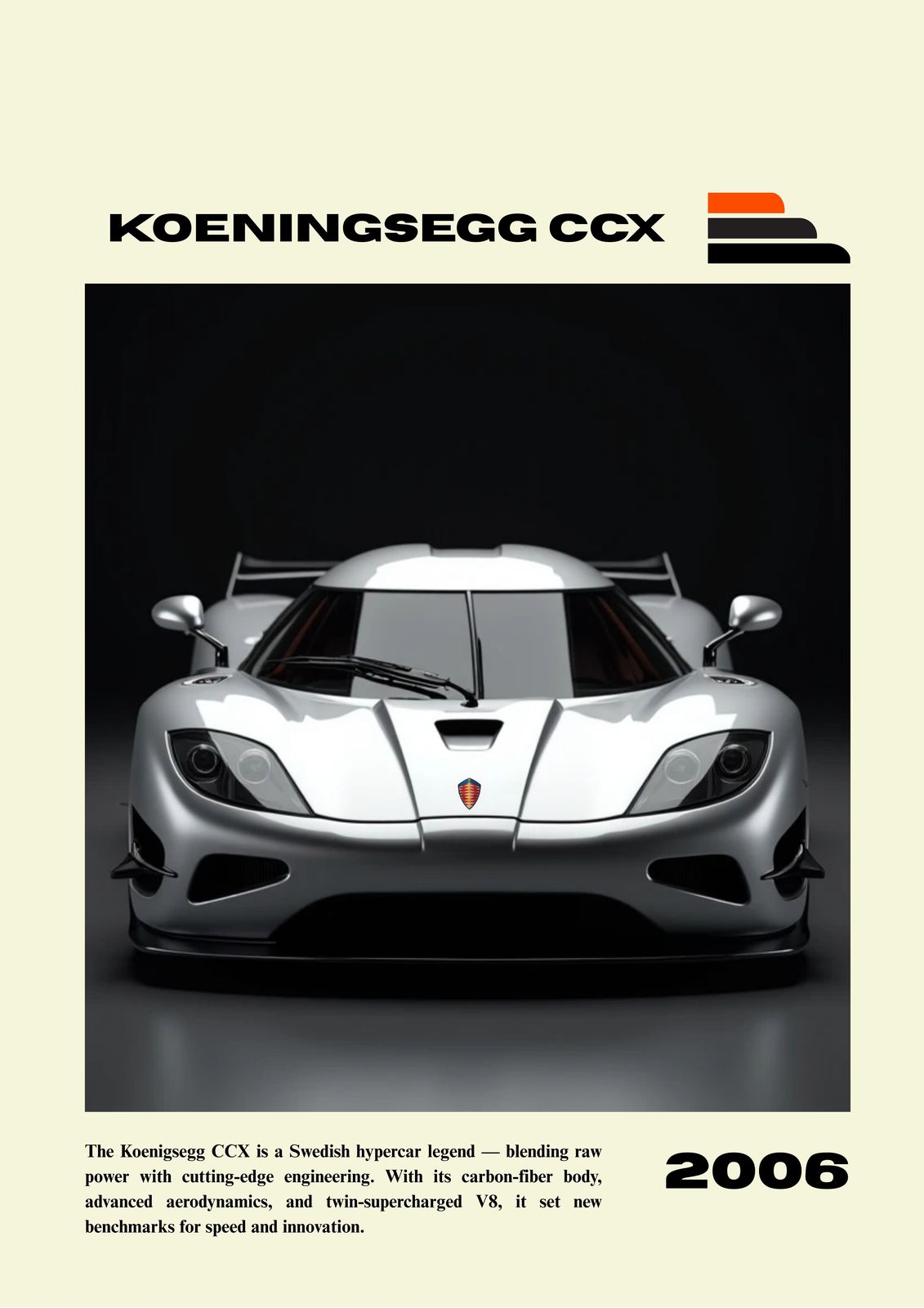 Poster - Koenigsegg CCX 2006