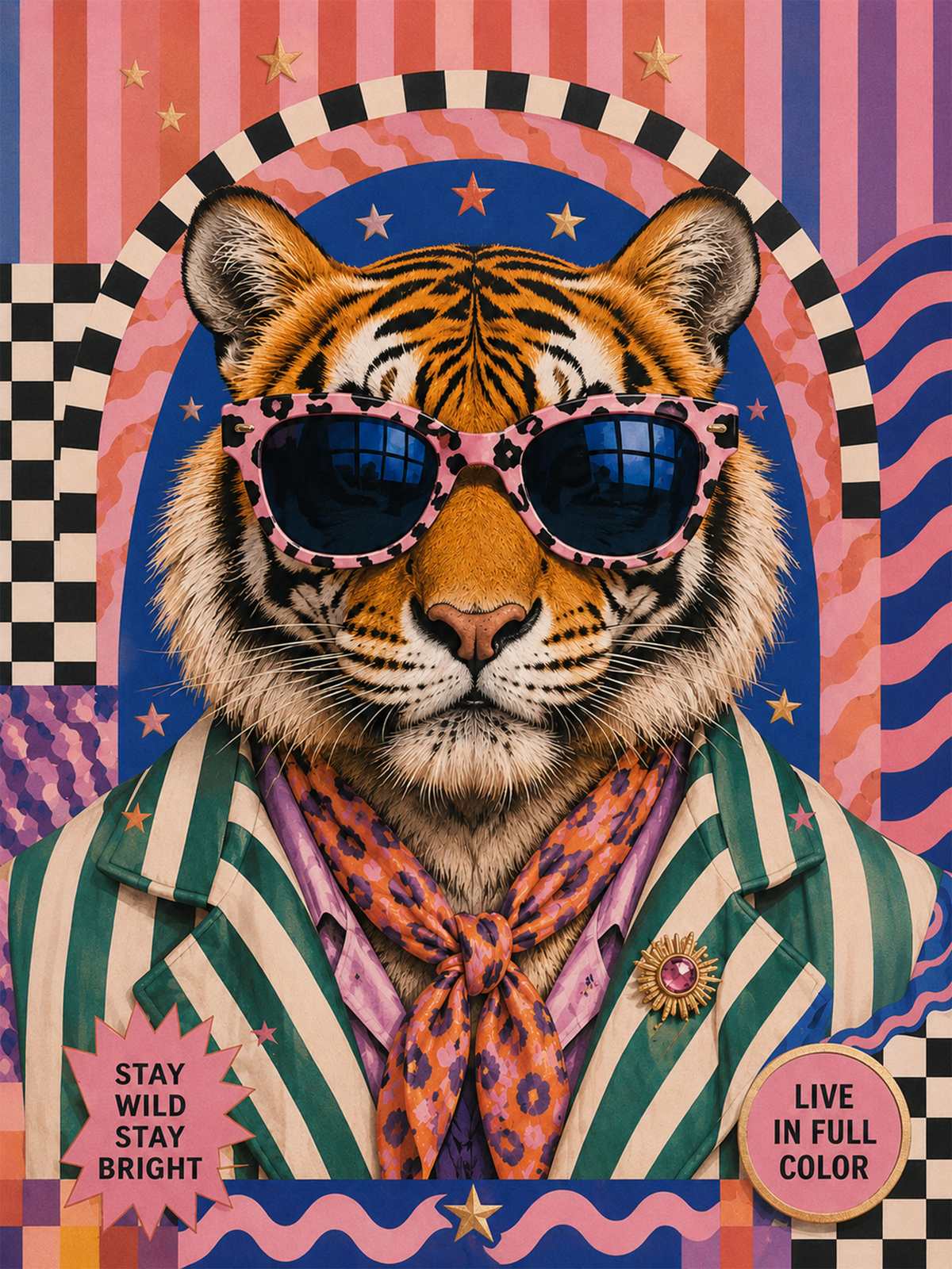 Poster - Stay Wild Tiger
